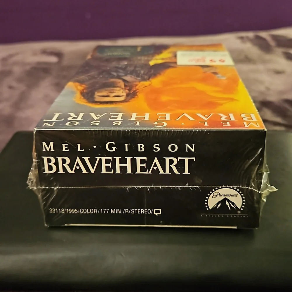 Brand new factory sealed First Production Braveheart VHS!